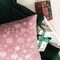 Set of 2 Soft Faux Fur Christmas Throw Pillow Covers 18x18 Inch, Pink Snowflake Glitter Decorative Cushion Cases for Bed, Sofa, Chair & Home Décor